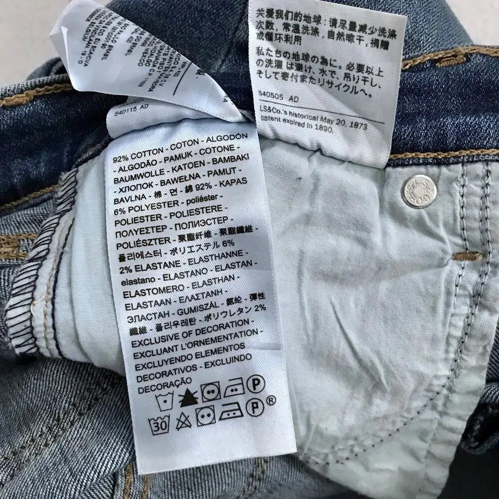 Levi's NWOT 724 High Rise Straight Crop Jeans Women 26 - Picture 10 of 12